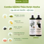 Combo Gội/xả dưỡng tóc thảo dược Hesha 250ml