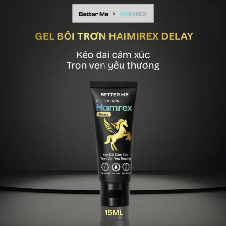 Gel bôi trơn Haimirex Delay 15ml