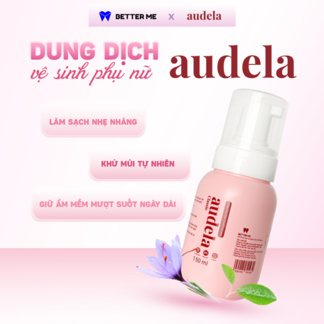 Bọt Vệ Sinh Phụ Nữ Audela 150ml - Cân Bằng pH, Khử Mùi, Dưỡng Ẩm