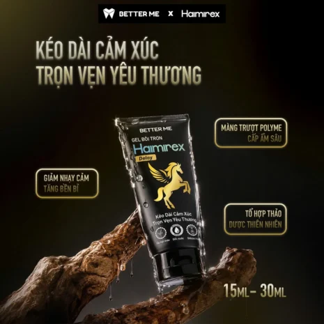Combo 2 Gel Bôi Trơn Haimirex Delay 30ml Gốc Nước