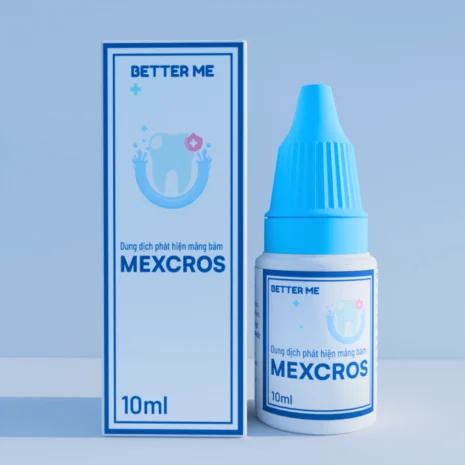 Combo 2 chai Dung dịch phát hiện mảng bám Mexcros 10ml