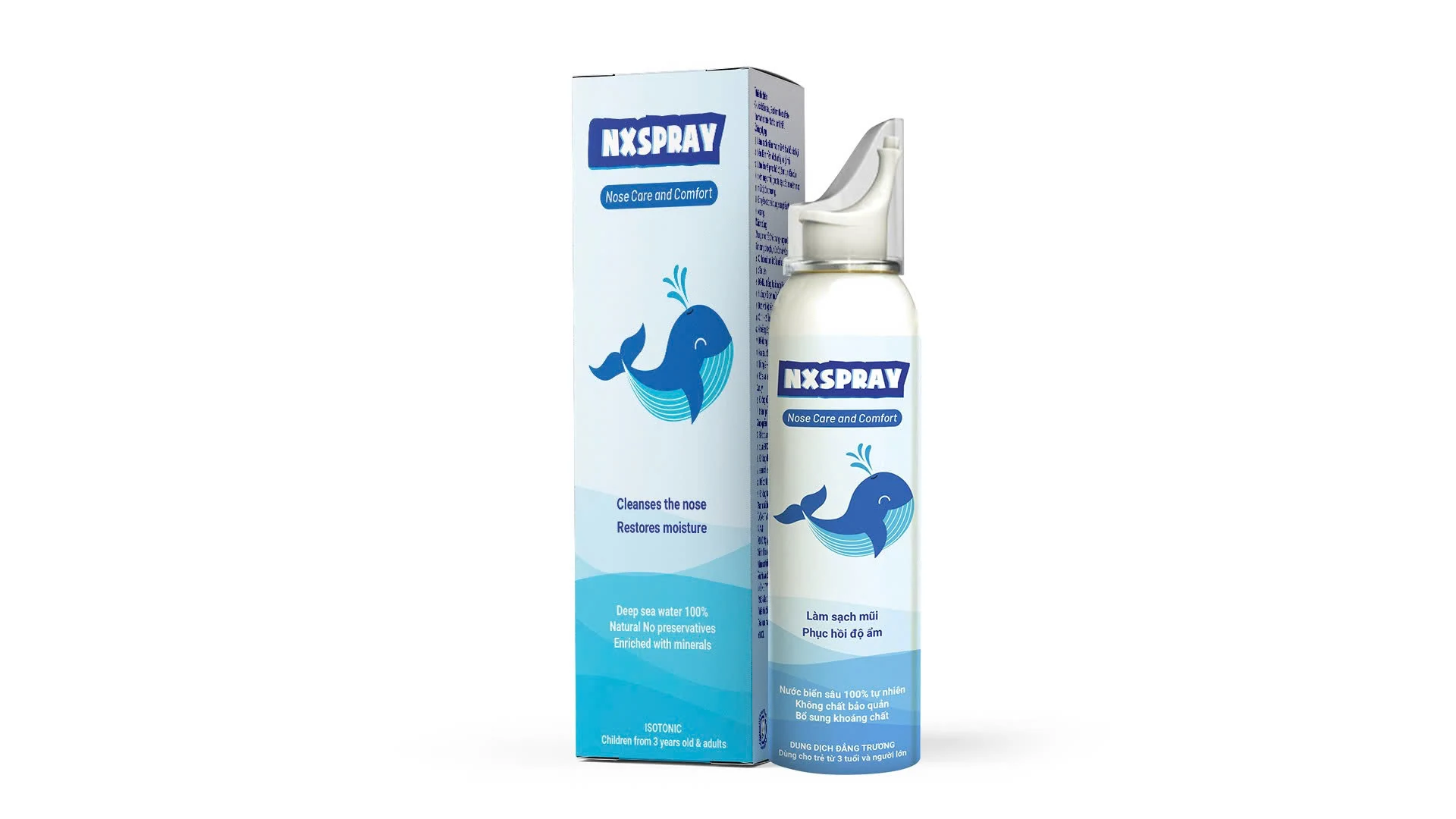 Dung dịch vệ sinh mũi NX Spray - Nose Care and Comfort 100ml