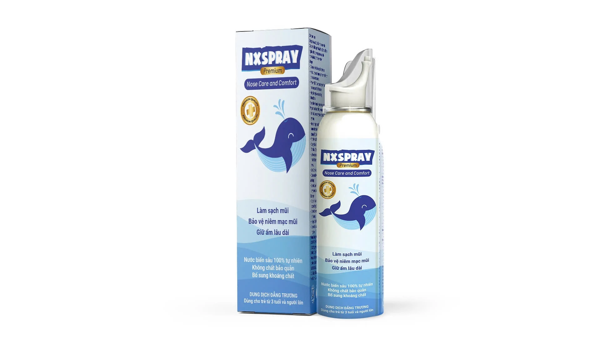 Dung dịch vệ sinh mũi NX Spray Premium - Nose Care and Comfort 100ml