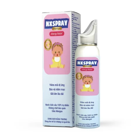 Dung dịch vệ sinh mũi NX Spray Premium - Allergy Relief 100ml