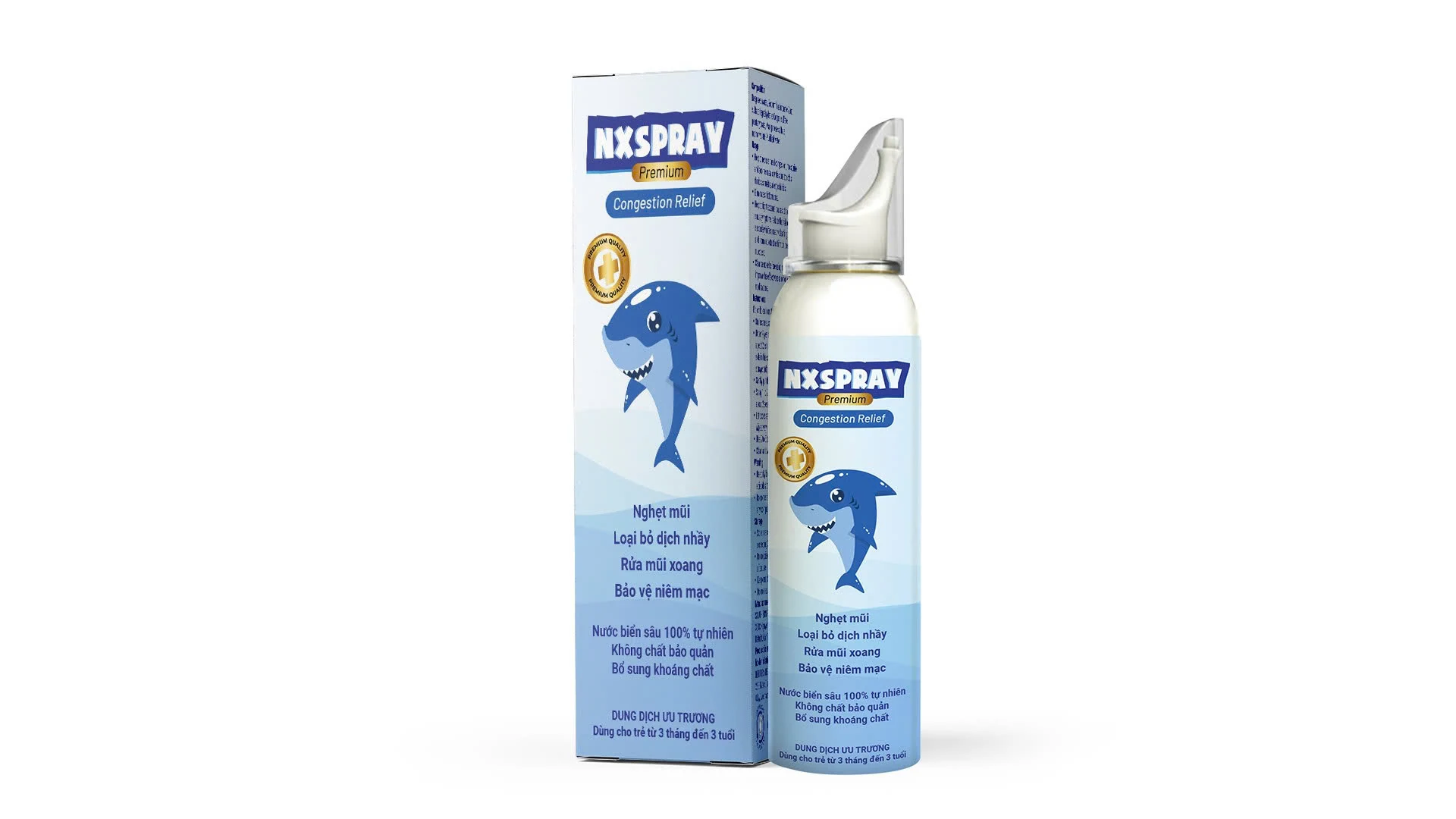 Dung dịch vệ sinh mũi NX Spray Premium - Congestion Relief 100ml